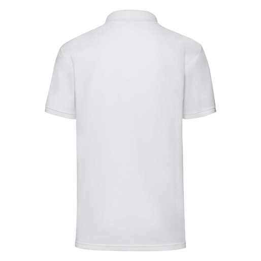 Fruit of the Loom, 65/35, polo shirt for men, white, XL