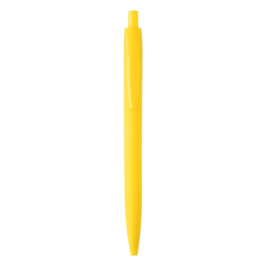 AMIGA SOFT, plastic ball pen, yellow