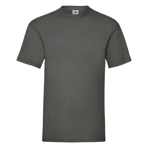 Fruit of the Loom, Valueweight, men's cotton T-shirt, light graphite, 3XL