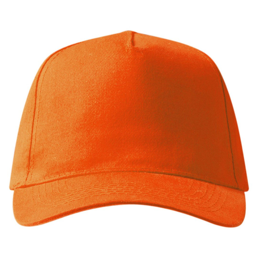 DEBBI, cap, 5 panels, orange