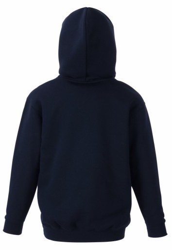 Fruit Of The Loom, Kids Classic Hooded Sweat Jacket, hooded sweatshirt and denim jacket, dark bodice, 7-8