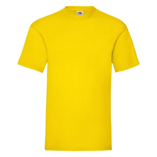 Fruit of the Loom, Valueweight, Men's Cotton T-shirt, Yellow, 3XL