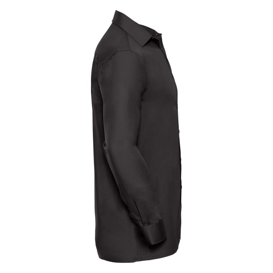 Men's LS Cot Pln Shirt
