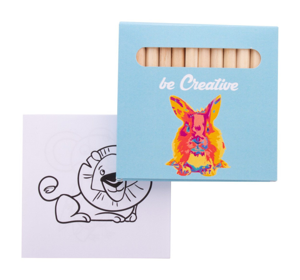 Coloxil 12 custom colouring set, animals