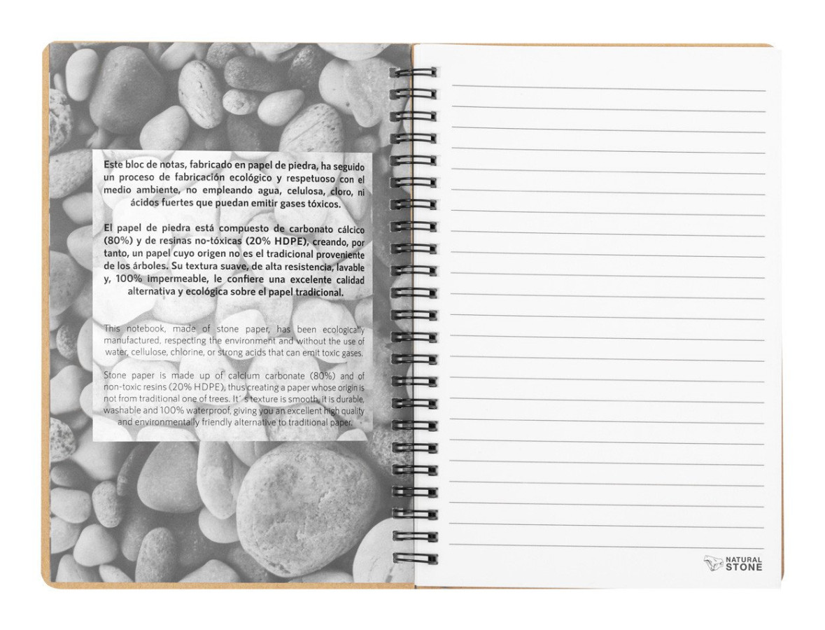 Kenta stone paper notebook