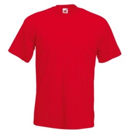 Fruit of the Loom, Super Premium, men's cotton T-shirt, red, L