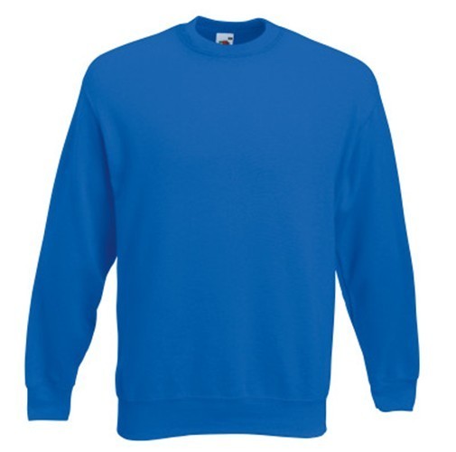 Fruit of the Loom, Classic Set-in Sweat, Classic Men's Hoodie, Royal Blue, 2XL