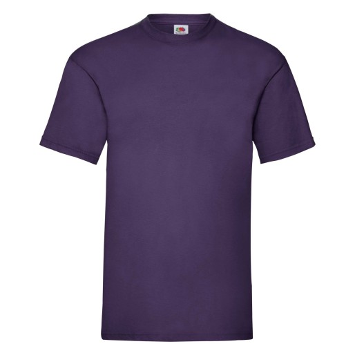 Fruit of the Loom, Valueweight, men's cotton T-shirt, purple, 3XL