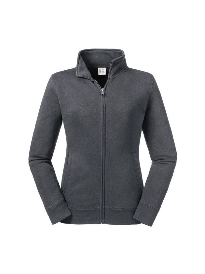 RUSSELL Ladies' Authentic ženski duks sa rajsferšlusom, tamno siva, XS