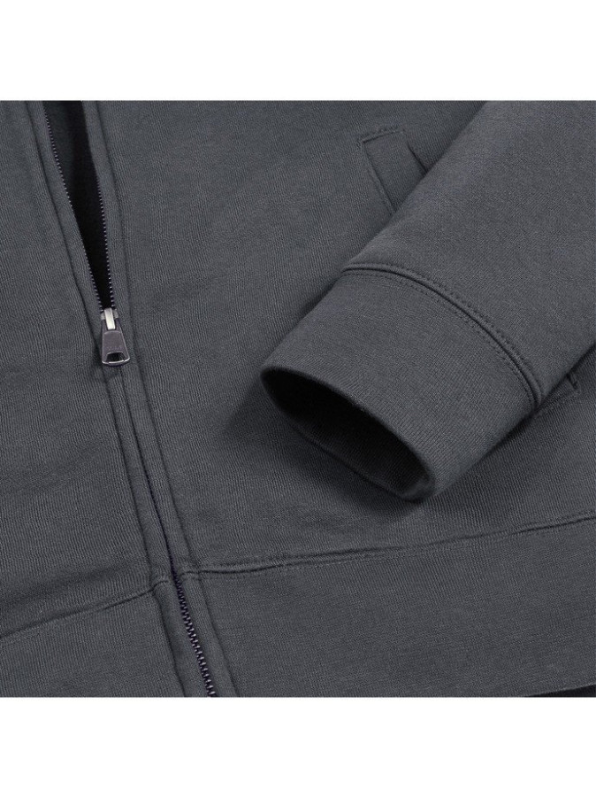 RUSSELL Ladies' Authentic ženski duks sa rajsferšlusom, tamno siva, XS