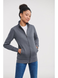RUSSELL Ladies' Authentic Zip Up Sweatshirt, convoy grey, XS