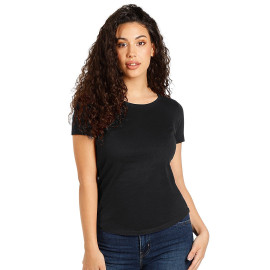 TERRA LADY, organic cotton t-shirt, 150 g/m2, black