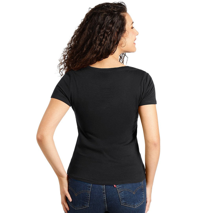 TERRA LADY, organic cotton t-shirt, 150 g/m2, black
