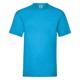 Fruit of the Loom, Valueweight, men's cotton T-shirt, azure blue, 3XL