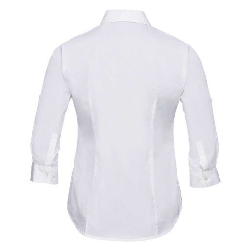RUSSELL women's shirt with sleeves rolled up ROLL SLEEVE TWILL