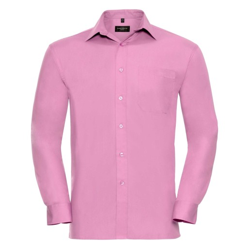 Men's LS Cot Pln Shirt