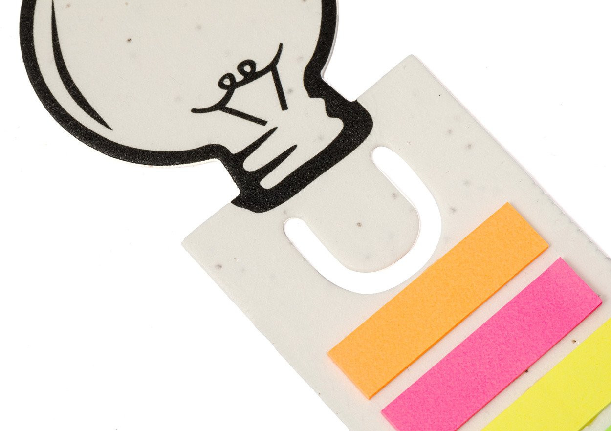 Kich seed paper bookmark