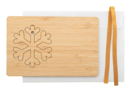 BooCard Christmas card, snowflake