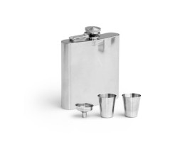 Annaska, set metalne pljoske sa dve čaše