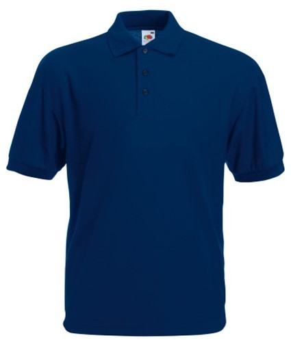 Fruit of the Loom, 65/35, men's polo shirt, tee shirt, L