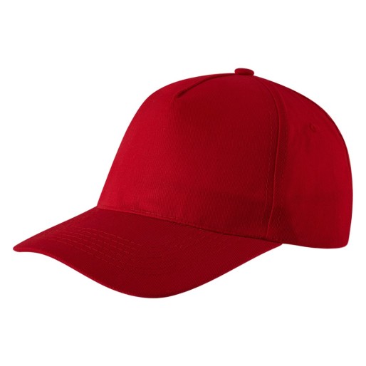 DEBBI, cap, 5 panels, red