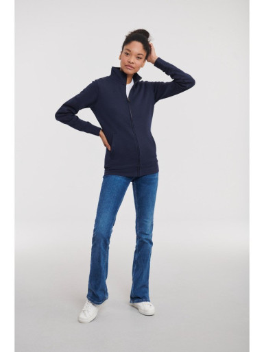 RUSSELL Ladies' Authentic Zip Up Sweatshirt, french navy, XS