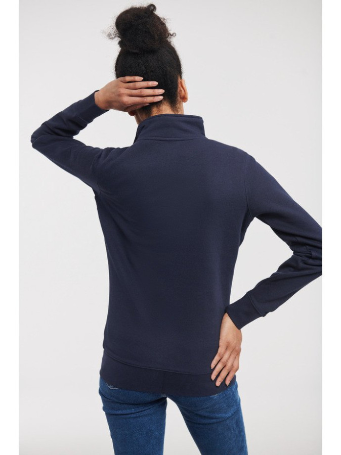 RUSSELL Ladies' Authentic Zip Up Sweatshirt, french navy, XS