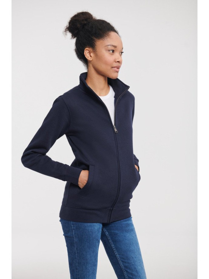 RUSSELL Ladies' Authentic Zip Up Sweatshirt, french navy, XS