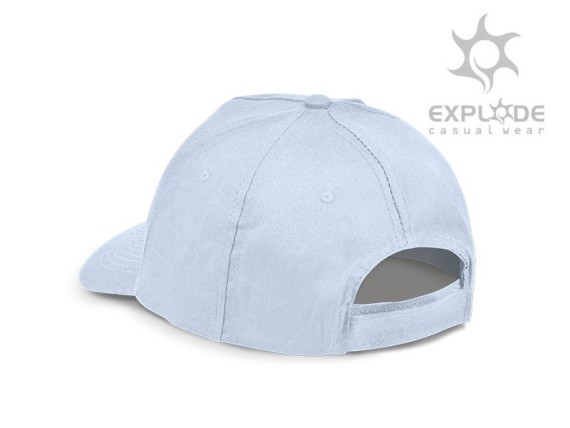 DEBBI, cap, 5 panels, 100% cotton, light blue