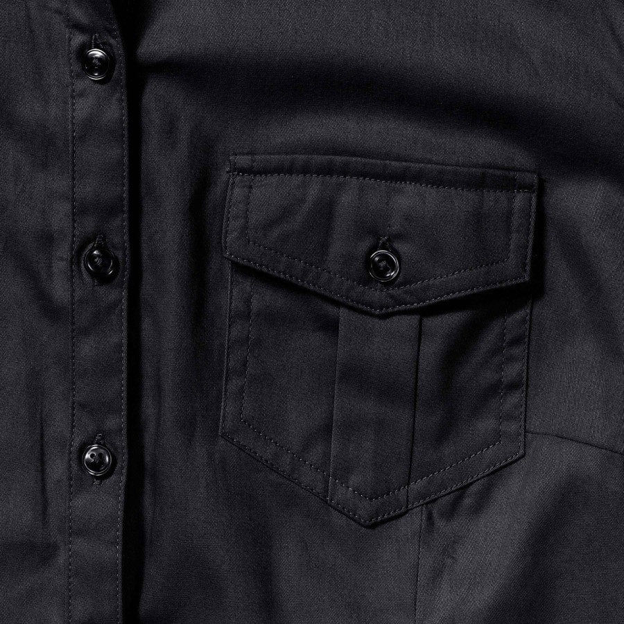 RUSSELL women's shirt with sleeves rolled up ROLL SLEEVE TWILL