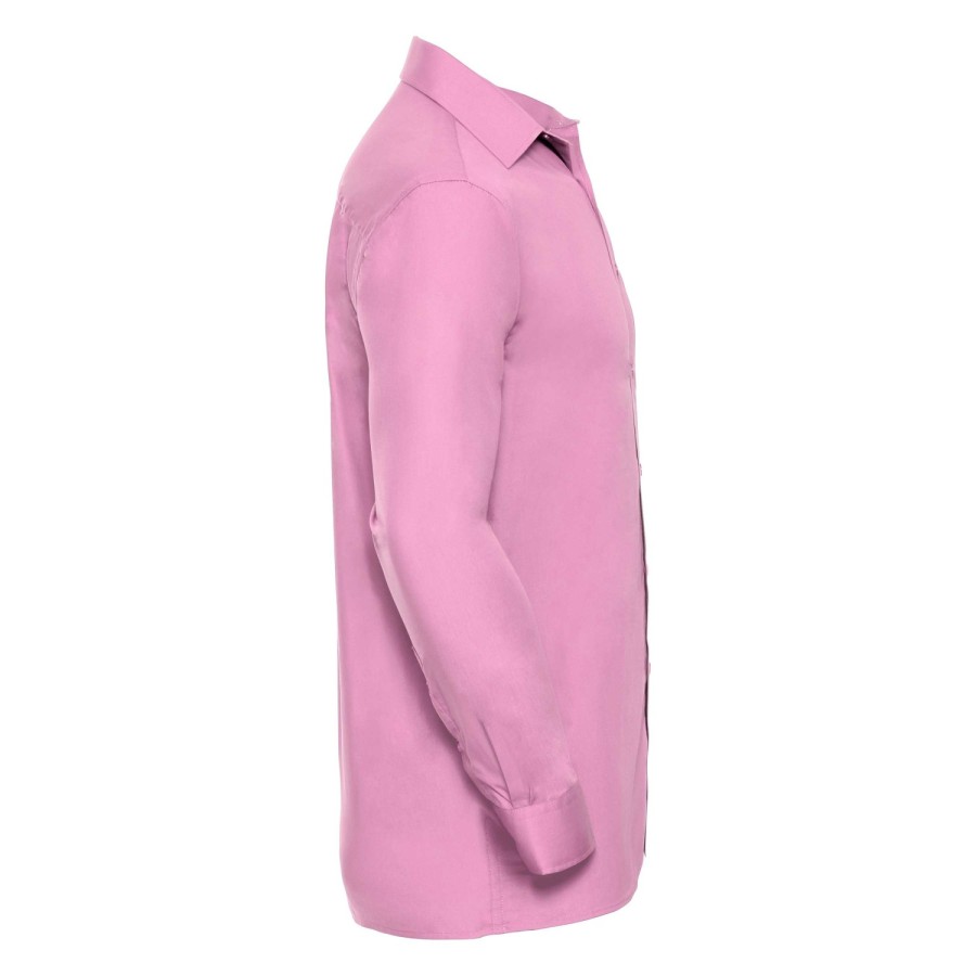 Men's LS Cot Pln Shirt