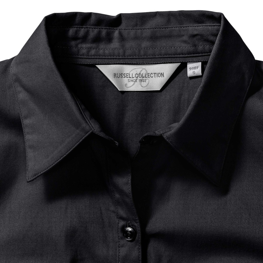 RUSSELL women's shirt with sleeves rolled up ROLL SLEEVE TWILL