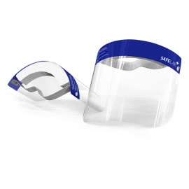 VIZOR, face shield, blue
