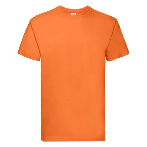 Fruit of the Loom, Super Premium, muška pamučna majica kratkih rukava, narandžasta, L