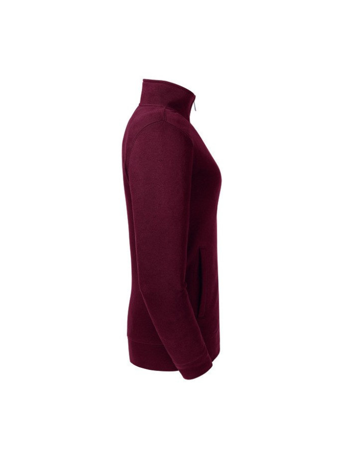 RUSSELL Ladies' Authentic Zip Up Sweatshirt, burgundy, XS