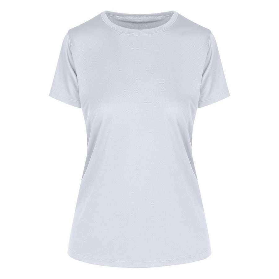 CROSSFIT LADY, women's t-shirt, 100% polyester, gray