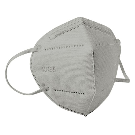 KN95, face mask, gray