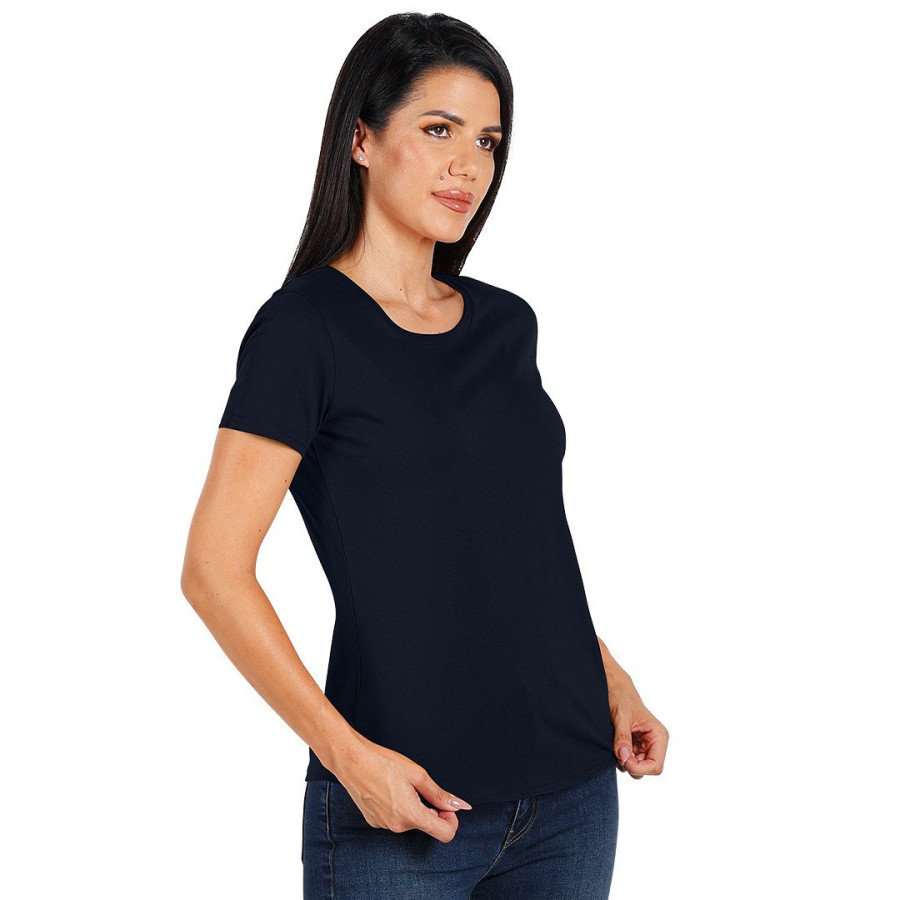 TERRA LADY, organic cotton t-shirt, 150 g/m2, blue