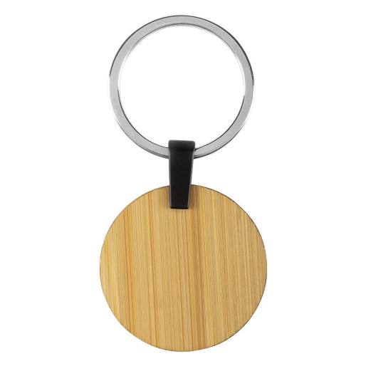 BAMBOLEO, drveni privezak za ključeve, bež