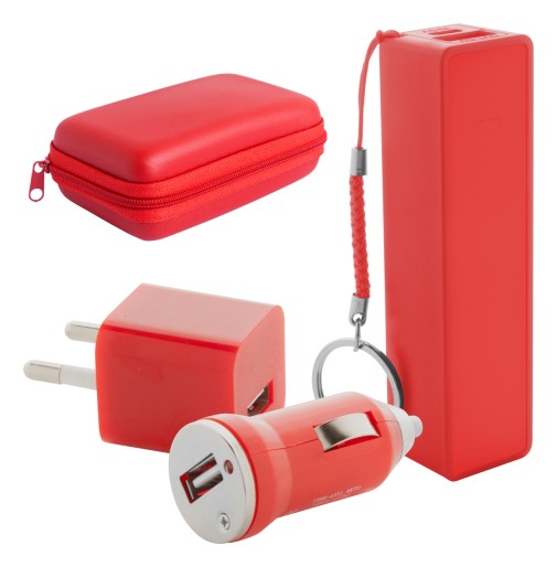 Rebex USB charger and power bank set