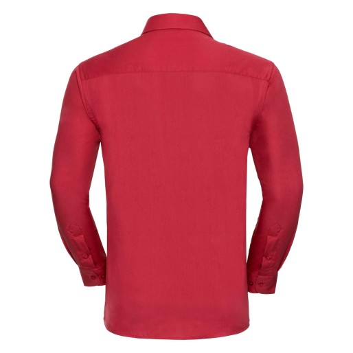 Men's LS Cot Pln Shirt