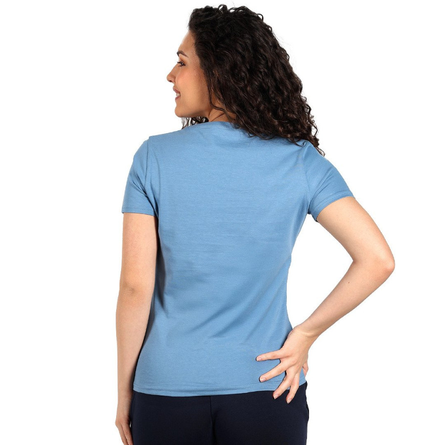 TERRA LADY, organic cotton t-shirt, 150 g/m2, sky blue