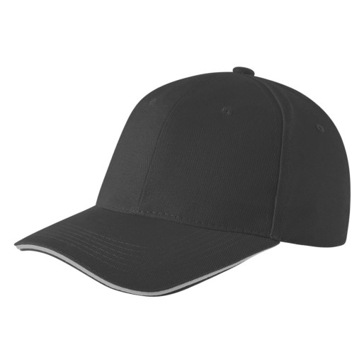 RUNNER, cap, 6 panels, dark gray