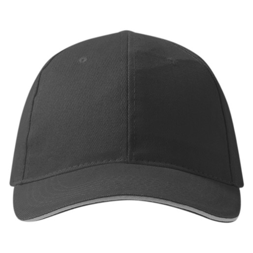 RUNNER, kačket, 6 panela, tamno sivi