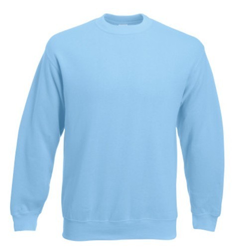 Fruit of the Loom, Classic Set-in Sweat, Men's Classic Hoodie, Sky Blue, 2XL