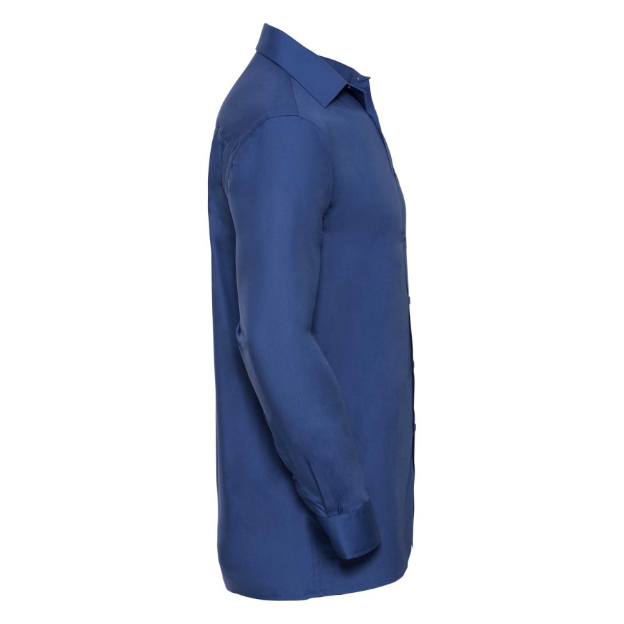 Men's LS Cot Pln Shirt