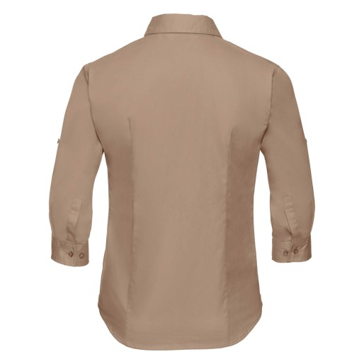 RUSSELL women's shirt with sleeves rolled up ROLL SLEEVE TWILL