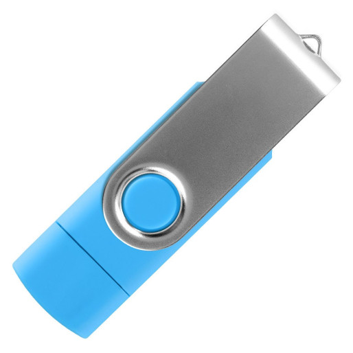SMART C, usb flash memorija, svetlo plavi, 64GB