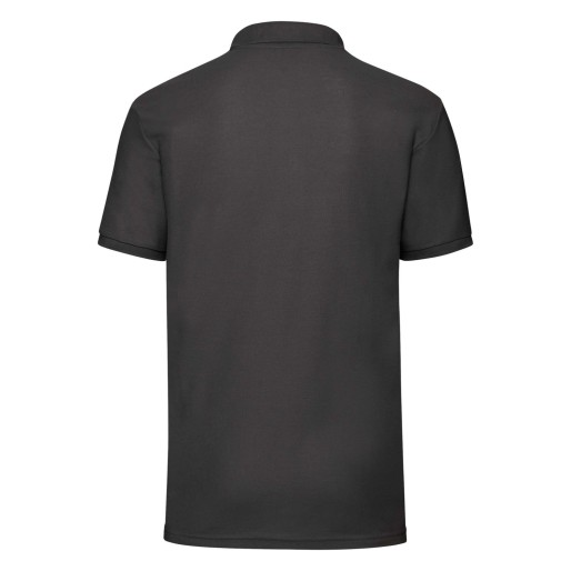 Fruit of the Loom, 65/35, men's polo shirt, black, L
