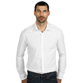 BOND LSL, men's long sleeve shirt, white